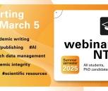 Webinars for doctoral candidates, and early career researchers